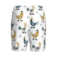 thumbnail image 4 of Yiaed Farm Roosters for Men's Soft Sleep Pajama Short Lounging Pajama Shorts-X-Large, 4 of 8