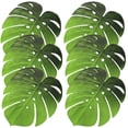 thumbnail image 4 of OFFIGAM Green Leaf Insulated Placemats Set of 6, EVA Material Tableware Mats for Dining Table, 4 of 10