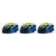 thumbnail image 4 of Soidarity Casco de ciclismo para mujeres adultas Protección ajustable y ligera Casco de bicicleta de montaña Azul Amarillo Tamaño libre Type1 NO1, 4 of 6