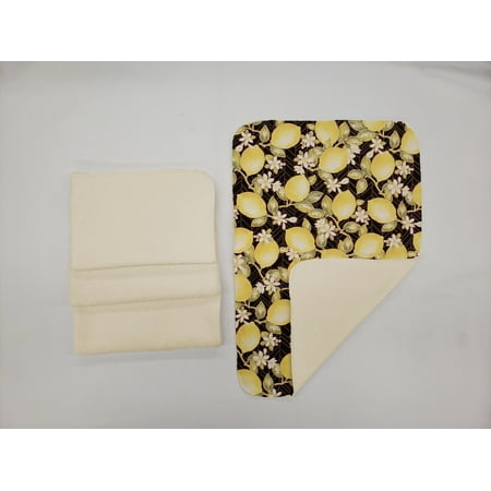 Lemon Blossoms Hand Towels (Set of 4) (Towel Color: Off White)