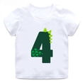 thumbnail image 5 of Camiseta de algodón con dibujos de dinosaurios para niños, regalo de feliz cumpleaños, ropa para niños y niñas, 5 of 5