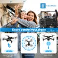 thumbnail image 2 of VILINICE Drone with Camera for Adults, Dual HD Cameras 90°Adjustable Lens, Brushless Motor, Optical Flow Positioning, Headless Mode, 12.6*11*2.8in, 2 of 8