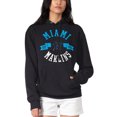 thumbnail image 4 of Women's G-III 4Her by Carl Banks Black Miami Marlins City Graphic Pullover Hoodie, 4 of 5