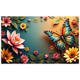 thumbnail image 7 of Spring Themed Floral Butterfly Background Banner Party Decorations Backdrop Photography Props Garden Party Celebrations Outdoor Gatherings Festival Decor, 7 of 7