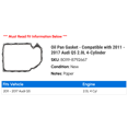 thumbnail image 2 of Oil Pan Gasket - Compatible with 2011 - 2017 Audi Q5 2.0L 4-Cylinder 2012 2013 2014 2015 2016, 2 of 2