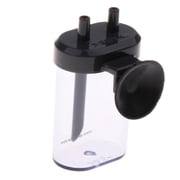 Dualoai Clear Plastic CO2 Diffuser Bubble Counter with Suker for Aquarium Planted Tanks