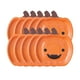 thumbnail image 2 of Platos Desechables de Papel con Forma de Calabaza para Fiestas de Halloween | 18 Cm | 10 Unidades | Color Naranja, 2 of 7
