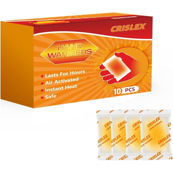 Hand Warmers 10/20/40/80 Packs - Body & Hand Warmers, Up to 10 Hours of Heat, Super Long Lasting, All Natural Odorless Air Activated, Hand Warmer for Hunting, Camping Sports