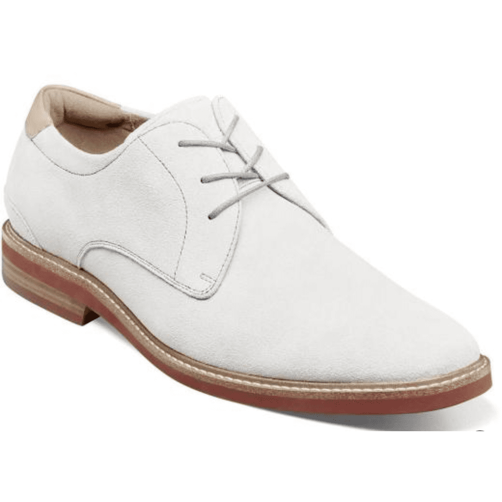 Florsheim - Florsheim Highland Plain Toe Oxford Dress Shoes White 14272 ...