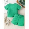 thumbnail image 3 of Bagilaanoe 2pcs Toddler Baby Boy Shorts Set Short Sleeve T Shirt Tops + Shorts 6M 12M 18M 24M 3T 4T Kids Casual Summer Clothes, 3 of 9