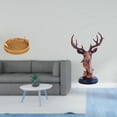 thumbnail image 2 of Cesta De Frutas Tejida Con Cabeza De Ciervo, Adorno Para Servir Aperitivos, Figurita Artesanal, Estatua De Animal, Plato De Pan, Adorno Decorativo, Estatua De Resina, Decoración Del Hogar, 2 of 8