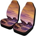 thumbnail image 1 of FMSHPON Set of 2 Car Seat Covers Dinosaur Skull By The Lake Universal Auto Front Seats Protector Fits for Car,SUV Sedan,Truck, 1 of 3