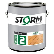 Storm System Transparent Mahogany Flame Oil-Based Alkyd Exterior Stain 1 gal