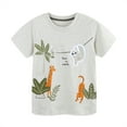 thumbnail image 4 of ATAIKU 2-7T Boys 2-Piece Summer Pajamas Set T-shirt + Shorts 100% Cotton Pjs for Toddler - Animals, 4 of 6