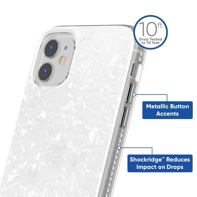 onn. White Pearl Phone Case for iPhone 11 / iPhone XR - Walmart.com