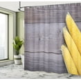 thumbnail image 4 of Ambesonne Yellow and Gray Shower Curtain, Rustic Table Corns, 69"Wx84"L, Pale Lavender and Mustard, 4 of 4