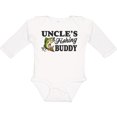 thumbnail image 3 of Inktastic Uncle's Fishing Buddy Boys Long Sleeve Baby Bodysuit, 3 of 5