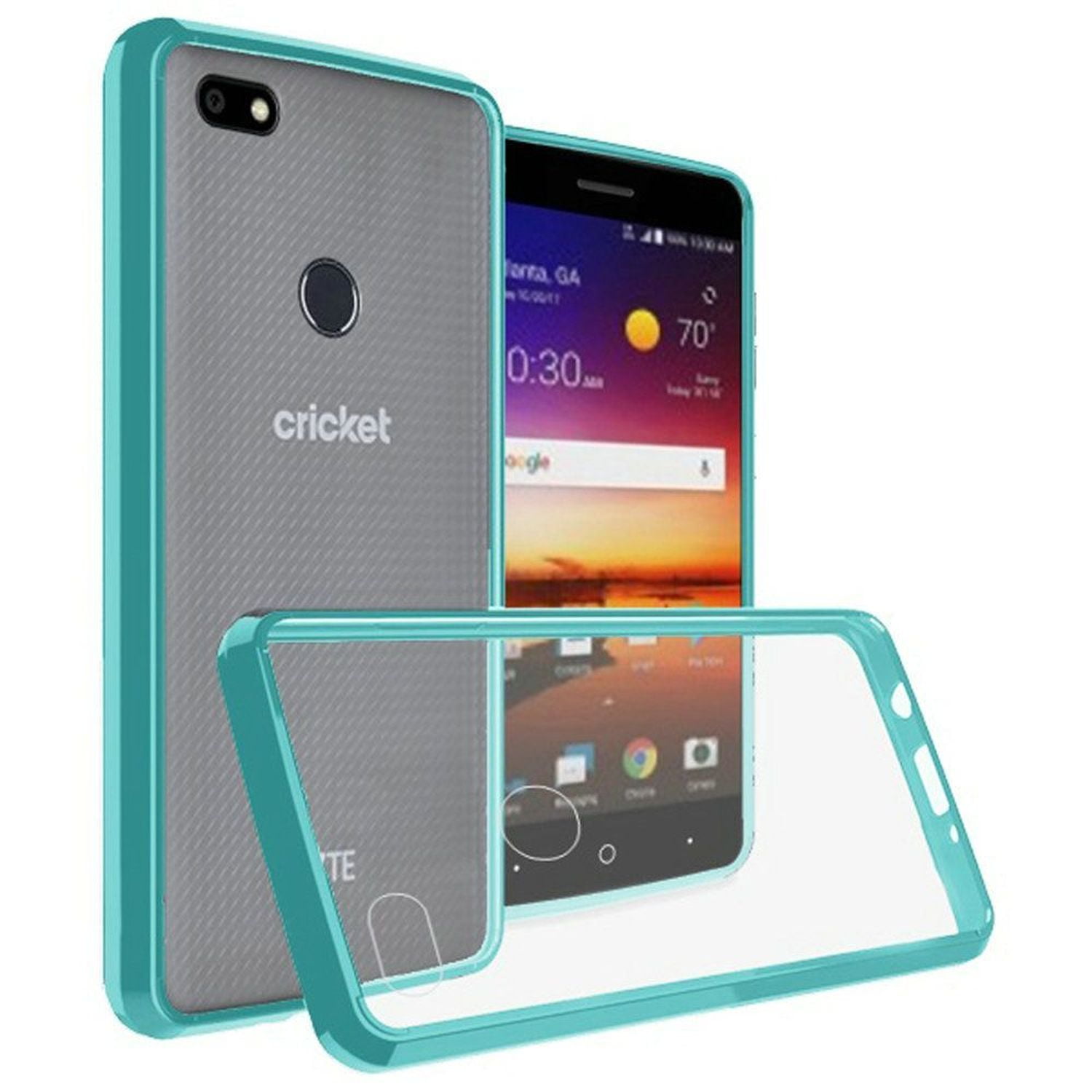 ZTE Blade X Case, by HR Wireless Bumper Hard Plastic/Soft TPU Rubber