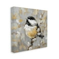 thumbnail image 3 of Bird Perched Pussy Willow Wildlife Animals & Insects Painting Gallery Wrapped Canvas Print Wall Art, 3 of 7