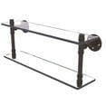 thumbnail image 4 of Pipeline Collection 22 Inch Double Glass Shelf, 4 of 7