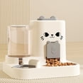 thumbnail image 6 of Automatic Pet Food Dispenser and Plastic Feeding Bowl, Self-Feeding Container for Indoor Cats and Dogs, Household Pets Supply (Gray), 6 of 8