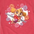 thumbnail image 3 of Paw Patrol - Skye Conversation Hearts - Toddler And Youth Short Sleeve Graphic T-Shirt, 3 of 6
