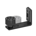 thumbnail image 3 of Ccjh Sliding Barn Door Floor Guide Adjustable Wall Mounted Bottom Double Rollers Guide(Black 1Pcs), 3 of 4