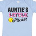 thumbnail image 4 of Inktastic Auntie's Little Pitcher Softball Girls Baby Bodysuit, 4 of 5