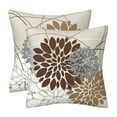 thumbnail image 1 of Coussins Décoratifs Élégants Colorés Style Ferme pour Extérieur, pour Salon, Canapé, Lit, Moderne, Floral, en Lin, Ensemble de 2, 1 of 5