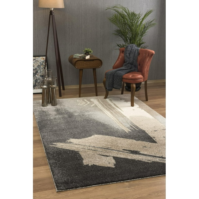 Rug Branch Nova Collection Moderne Géométrique Tapis de ZoneRug Branch New Zealand Plush Collection Moderne Abstraite Tapis de Zone