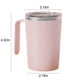 thumbnail image 3 of Pisexur Batería de cocina Taza de café con agitación magnética automática, taza giratoria para mezclar café, de acero inoxidable, ideal para el hogar, la oficina y vi para la cocina del hogar, 3 of 9