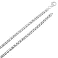 thumbnail image 2 of 3.5mm Oxidized .925 Sterling Silver Silver Square Box Chain Necklace, 24 inches, 2 of 6