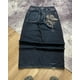 thumbnail image 2 of Pantalones vaqueros holgados de estilo retro Y2K con bolsillos y bordados de calaveras, diseño moderno, cintura alta, botones, pierna recta y ancha, 2 of 5