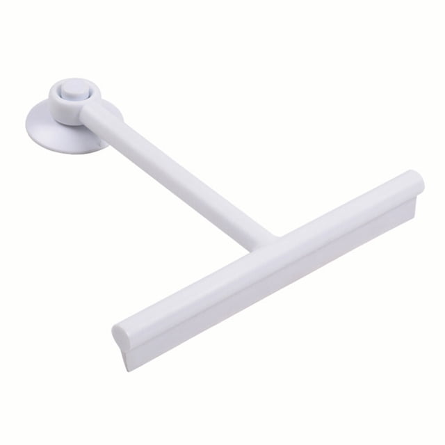 Miangastore Portable Washing Head Mini Water Applicator Home Cleaning Scraper Practical Brush Wiper for Glass Car Window Mirror (White)