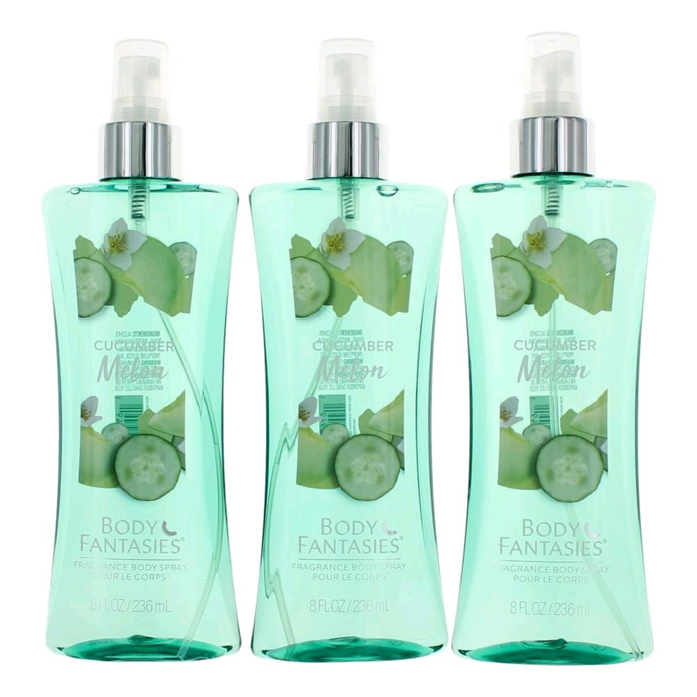 Cucumber Melon Fantasy 3 Pack of 8oz Fragrance Body Spray women