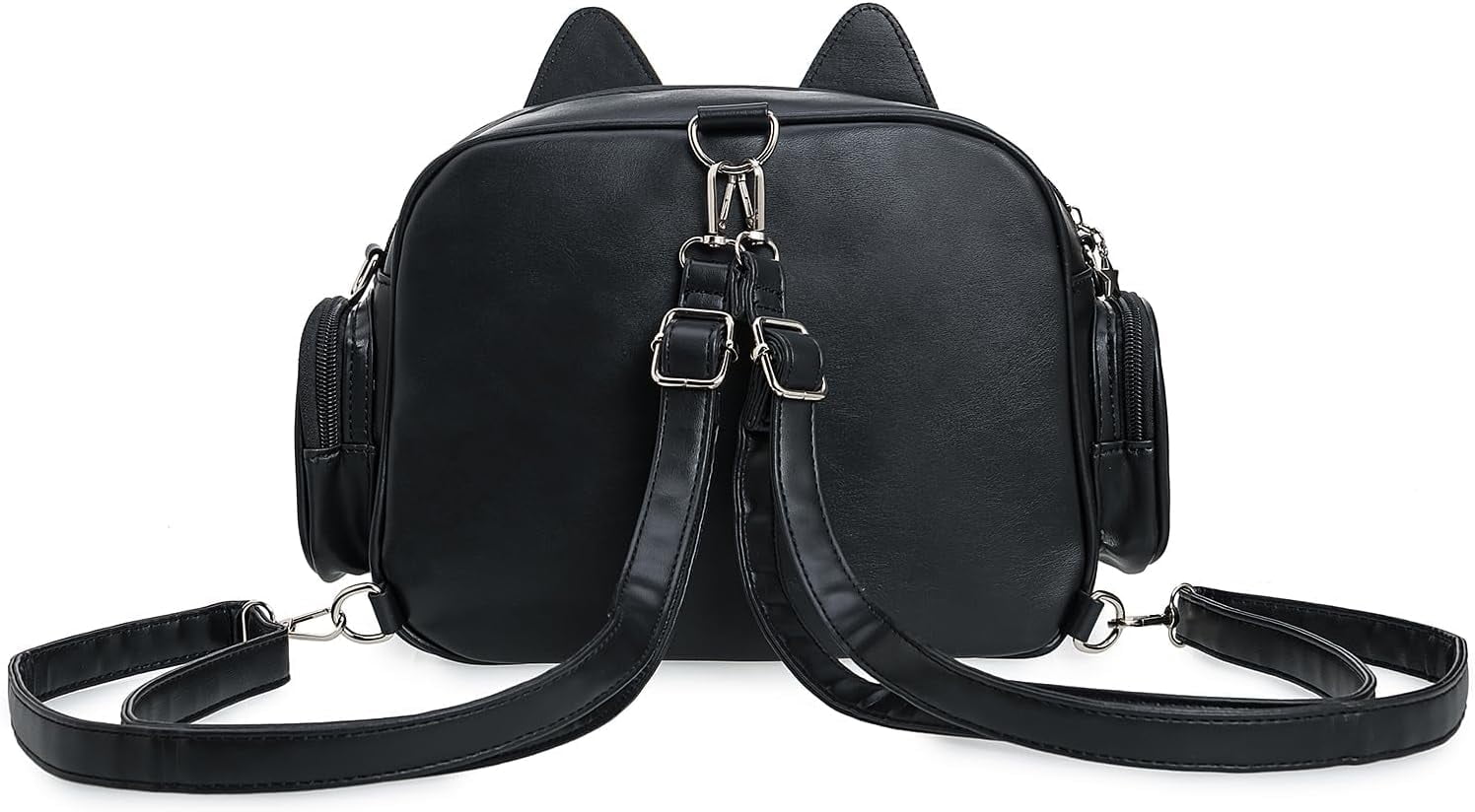 Kwuty Kawaii Ita Bag Backpack Crossbody Bag Cat Shoulder Bags Multi-Purpose Pin Display with Insert