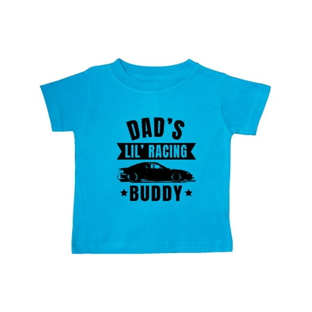 

Inktastic Dads Lil Racing Buddy Gift Baby Boy or Baby Girl T-Shirt