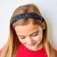thumbnail image 2 of Nvzi Diadema ancha brillante, lindos accesorios para el cabello, diadema gruesa con brillos, 2 of 4
