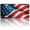 Distressed US Flag, variant on USA 250th Anniversary License Plate, Personalized Distressed US Flag Car Front License Plate Cover, Car Decor Accessory Stainless Aluminum Metal Rust-Proof Car Plate Novelty Vanity Tag 6 X 12 Inch