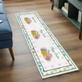 thumbnail image 3 of Runner Rugs 2x6 Ft, Spring Easter Non Slip Area Rugs for Kitchen Bedroom Entryway, Watercolor Colorful Eggs Floral Botanical Washable Carpet Runner Rug Floor Mats for Bedroom Home Decor, 3 of 8