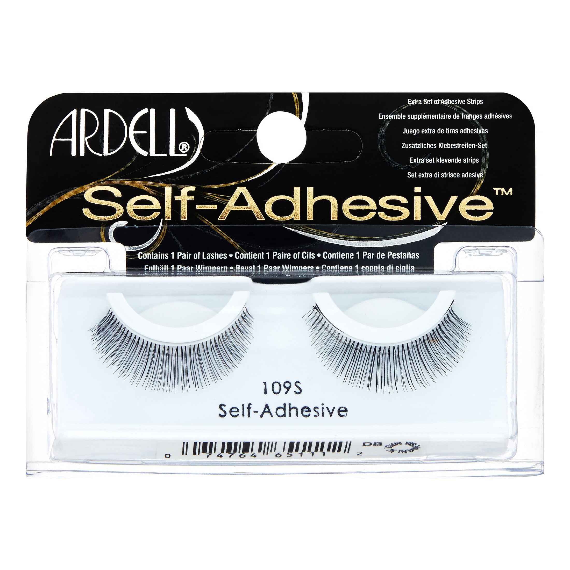 Ardell SelfAdhesive Lashes, Style 105S, Black
