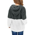 thumbnail image 2 of Sherrylily Girls Fuzzy Fleece Hoodies Sweatshirt Casual Loose Pullover with Pockets 4-15 Years, 2 of 5