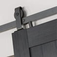thumbnail image 2 of LTL Home Products Millbrooke Ready to Assemble Durable PVC Barn Door, Black, 2 of 7