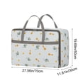 thumbnail image 2 of Ohufall Organisateurs et Rangement de Garde-Robe Épais Robustes Très Grands Sac Fourre-Tout pour Vêtements Sac de Rangement Poignée Renforcée Double Fermeture Éclair Économiseur d'Espace, 2 of 5
