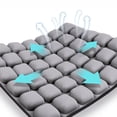 thumbnail image 3 of Aire Para Asiento, Cojín Trasero Para Aliviar La Ciática De La Espalda, Cojín De Asiento Para El Dolor De Coxis, Cojín De Aire 3D Para Silla De Oficina, Asiento De Coche, Silla De Ruedas Vogacara HA042369-01, 3 of 6