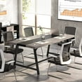 thumbnail image 3 of Tribesigns 6FT Rectangle Conference Table, Meeting Table for Office Conference Room for 6 People, 70.87L x 33.46W x 29.92H Inches, Gray, 3 of 7