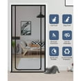 thumbnail image 3 of Cat screen Door Fits Door Size 80cm x 200cm, Heavy Duty Pet Screen Door, Prevent Dogs Cats from Running around Double Zip, 3 of 6