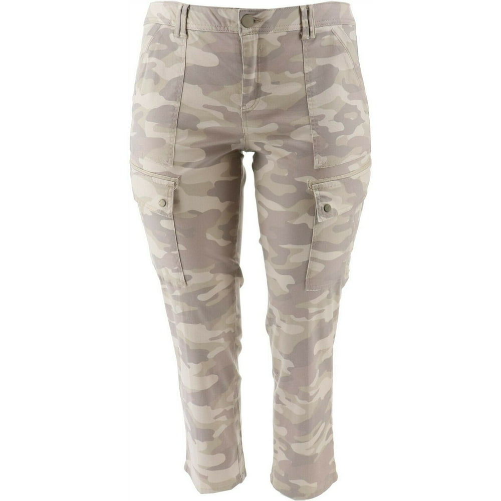 womens cuffed cargos