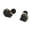 Full Black, variant on Music Wired  Headphones Single Side 1DD+4BA Hybrid Driver 3.5mm Metal HiFi Earphone