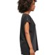 thumbnail image 3 of Build Your Brand - Camiseta Lavado Ácido para Mujer (Negro), 3 of 3